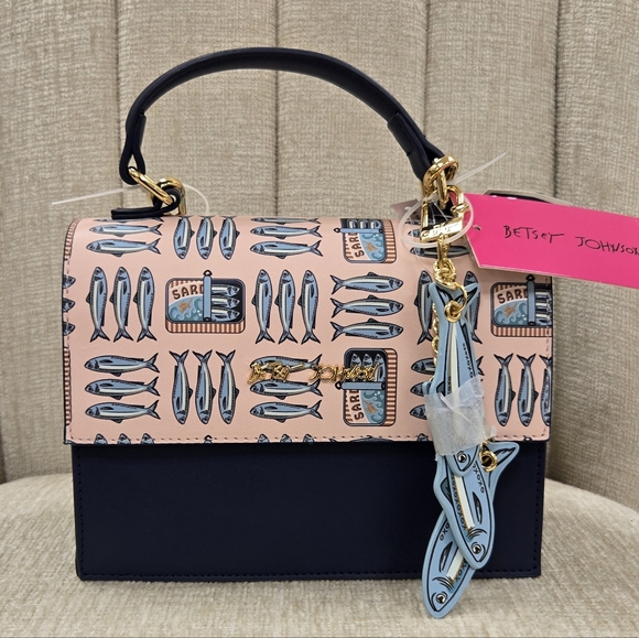 Betsey Johnson Handbags - Betsey Johnson Sardine Top-Handle Handbag